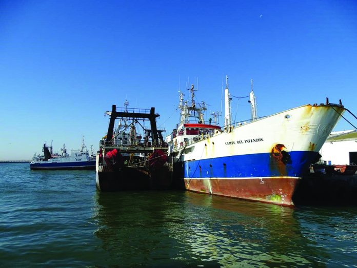Dave Russell - Fishing vessels in Walvis Bay harbour