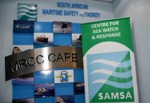 Salvage Operation of Abandoned Foreign Fishing Vessel Underway