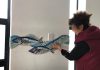 Works of Art. Mosaic Mural Marvels Showcase Fish Species, Fishers at Work