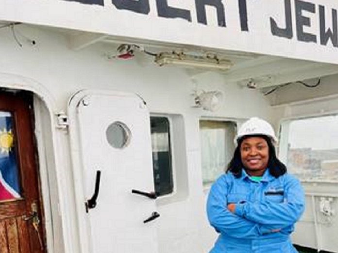 Beneliza Noarises QC at Erongo Marine Namibia