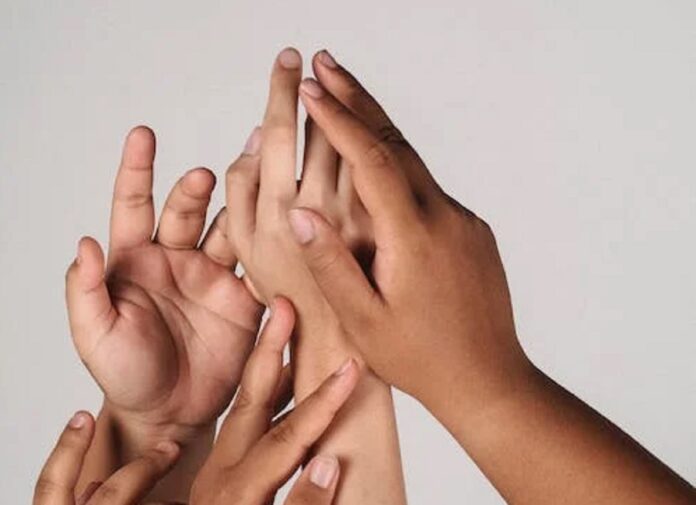 hands multiracial